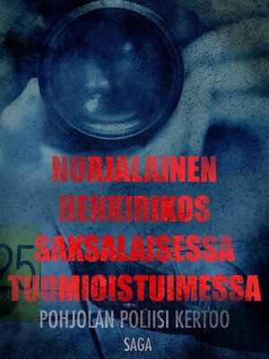 cover image of Norjalainen henkirikos saksalaisessa tuomioistuimessa